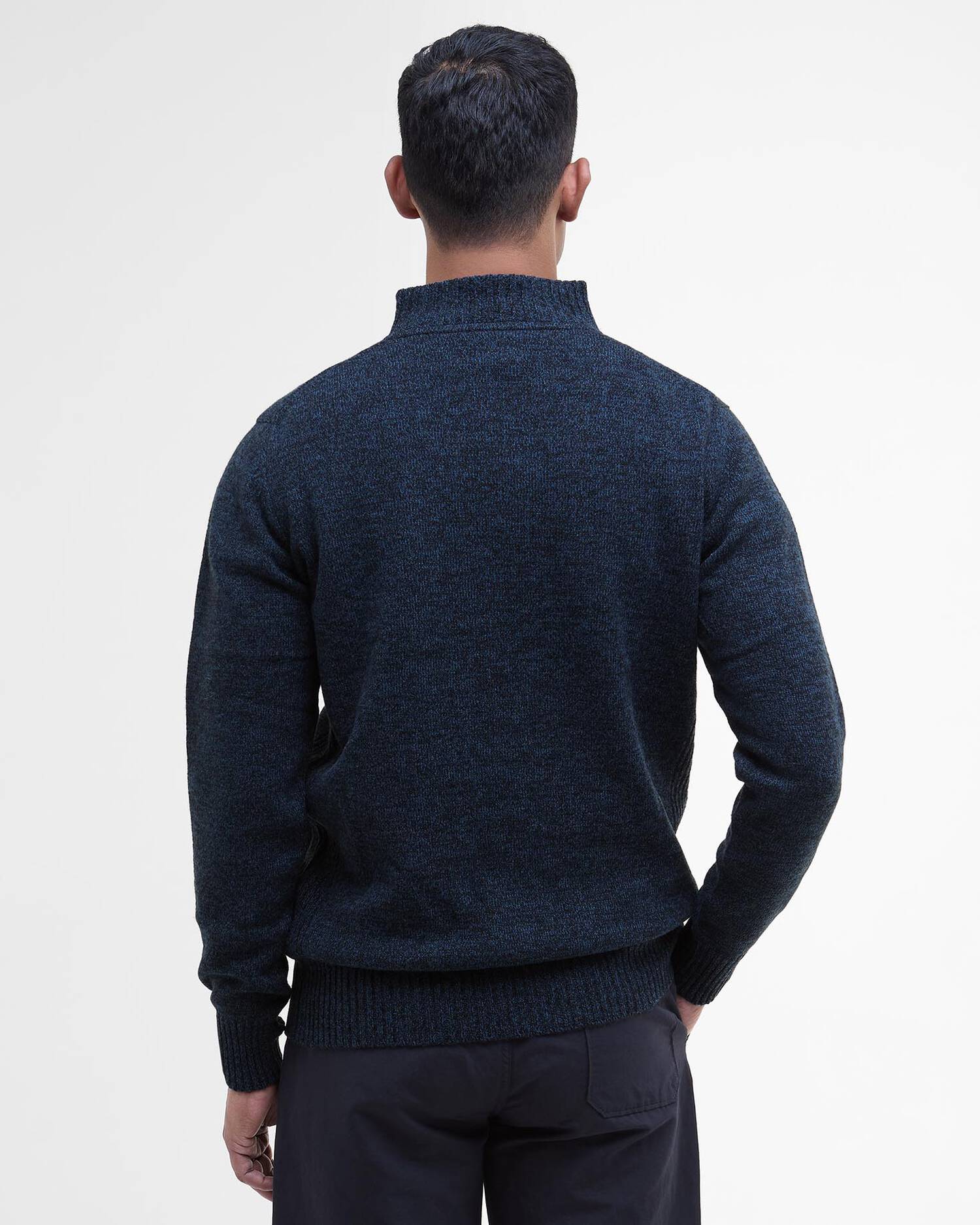 Barbour Essential L/Wool Hal Zip Navy