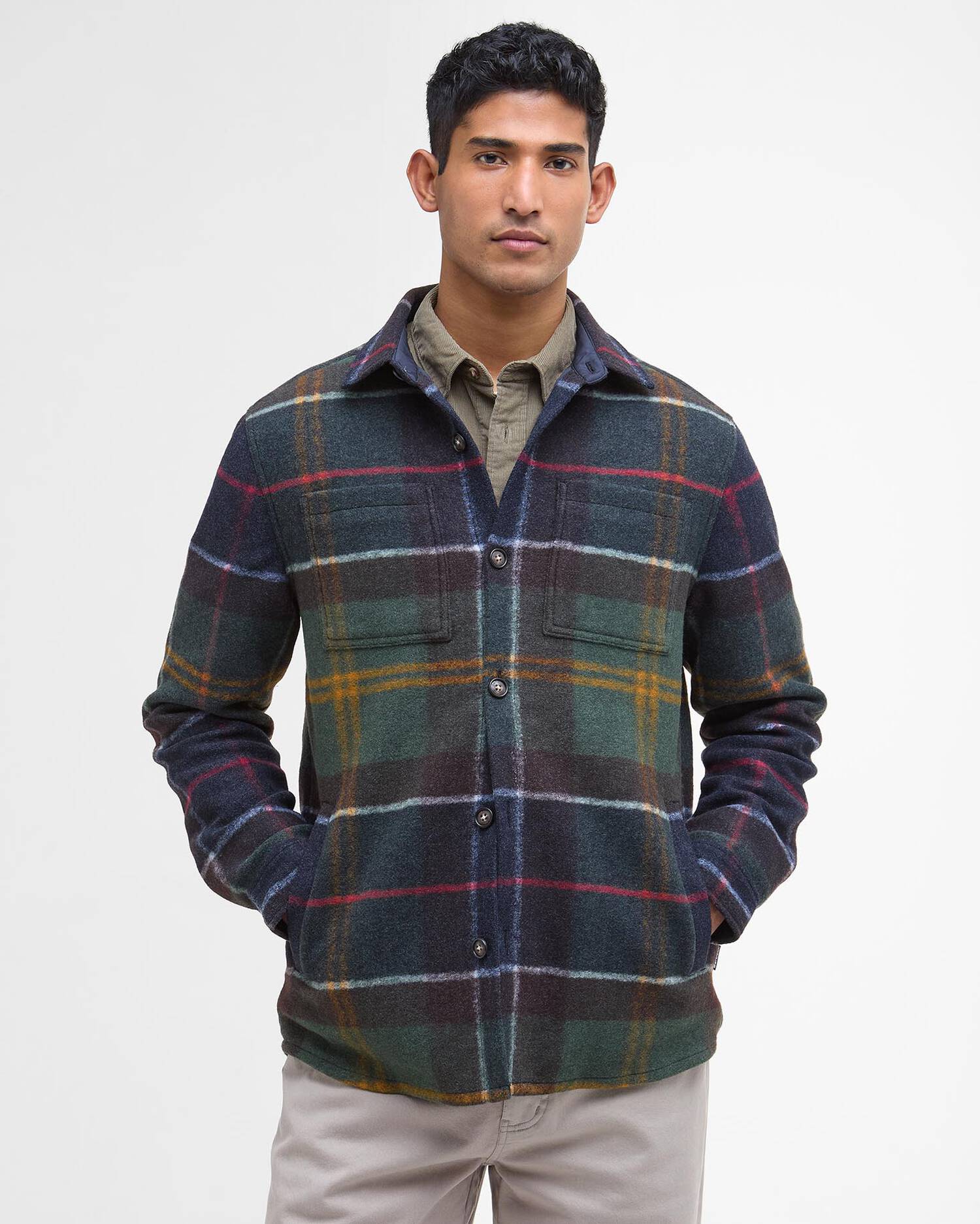 Barbour Chapter Tailored Check Overshirt Classic Tartan