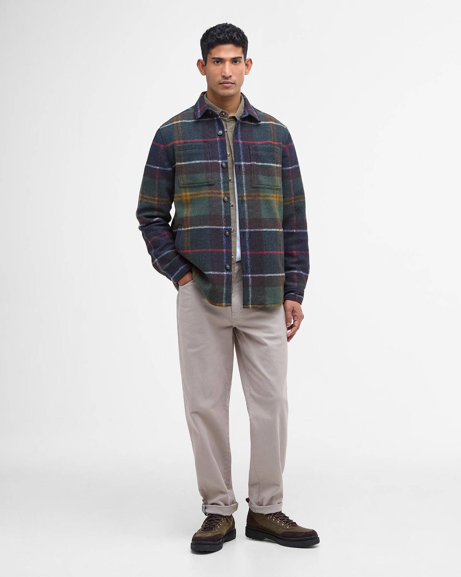 Barbour Chapter Tailored Check Overshirt Classic Tartan