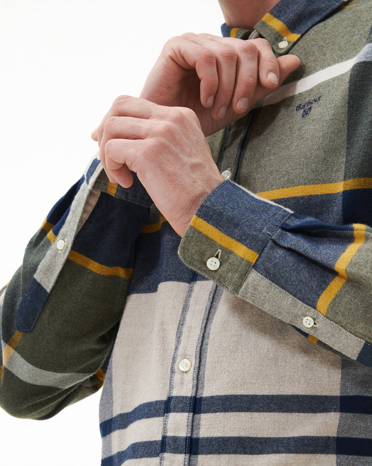 Barbour Iceloch Tailored Shirt Forest Mist