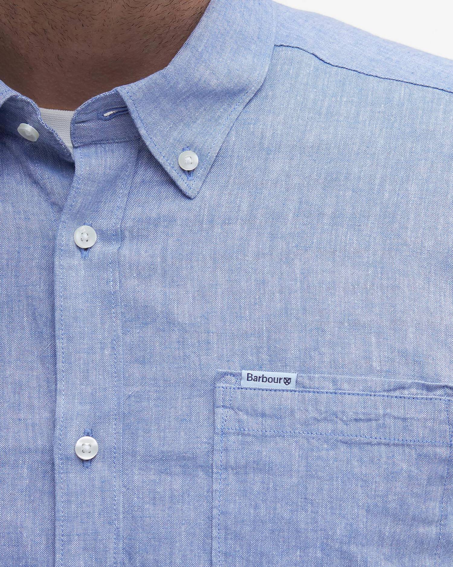 Barbour Nelson Tailored Shirt Blue