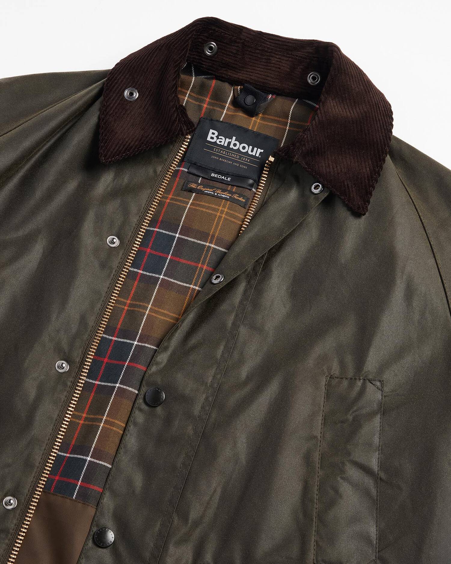 Barbour Classic Bedale Wax Jacket Olive