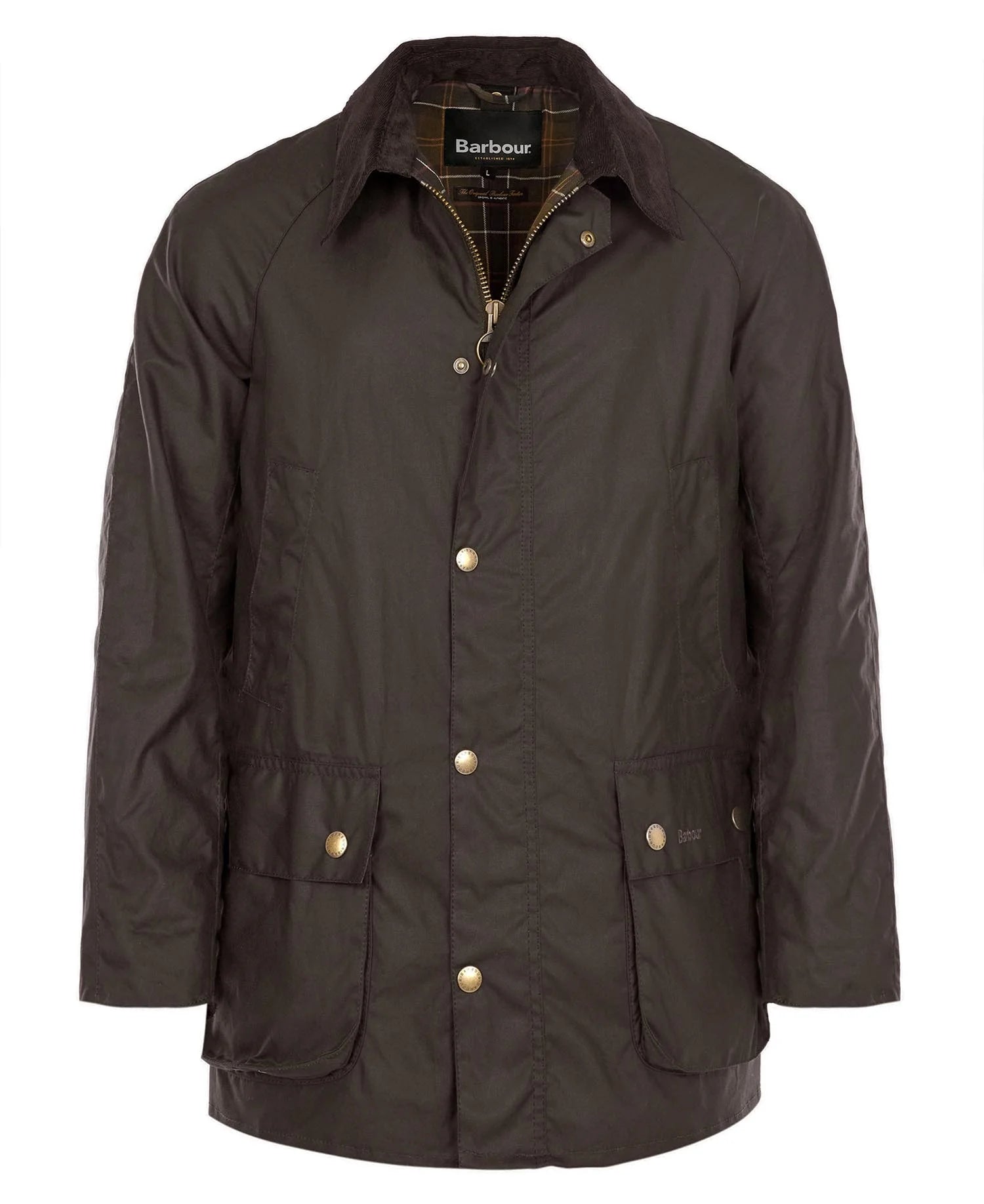 Barbour Ashby Wax Jacket Olive