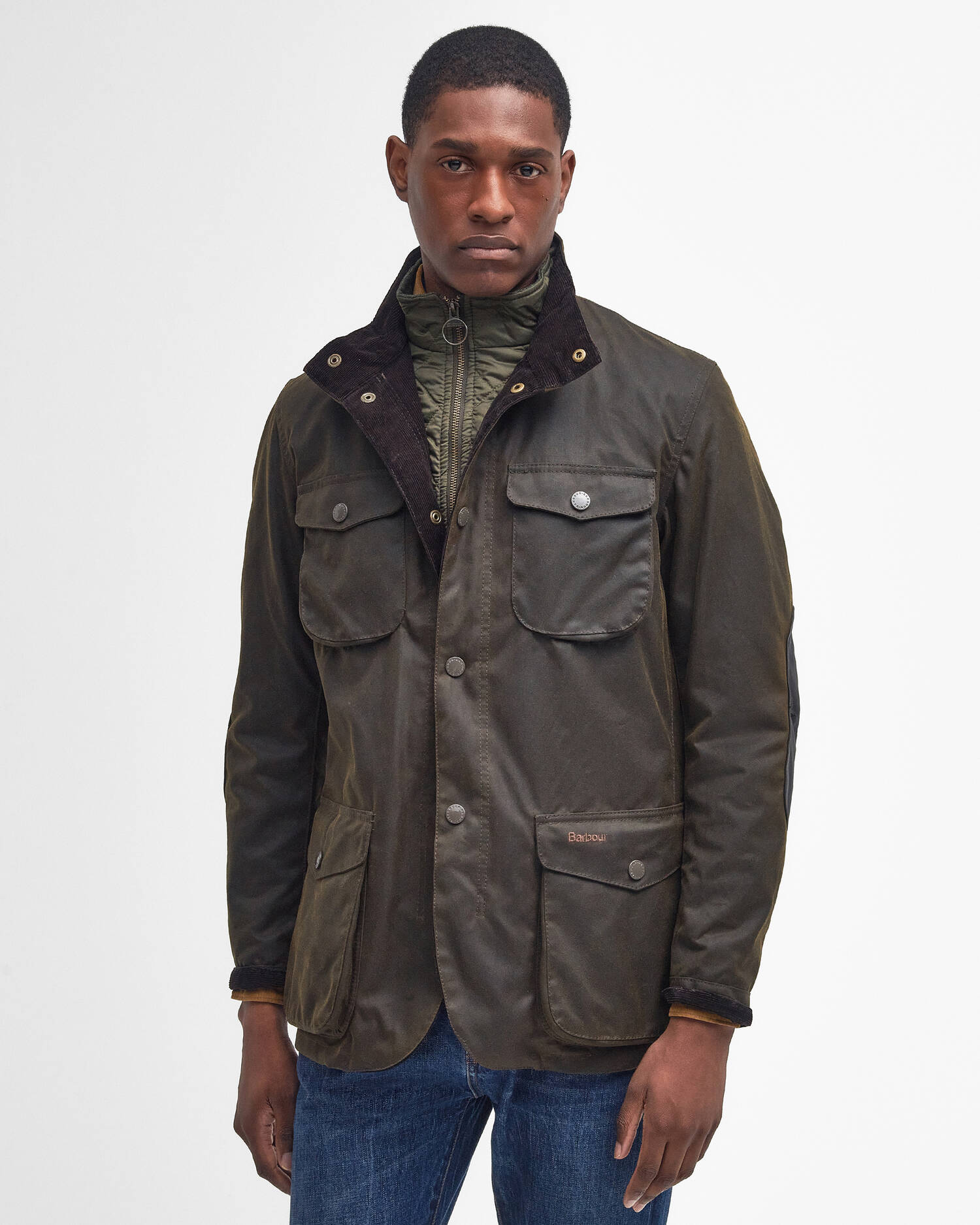 Barbour Ogston Wax Jacket Olive