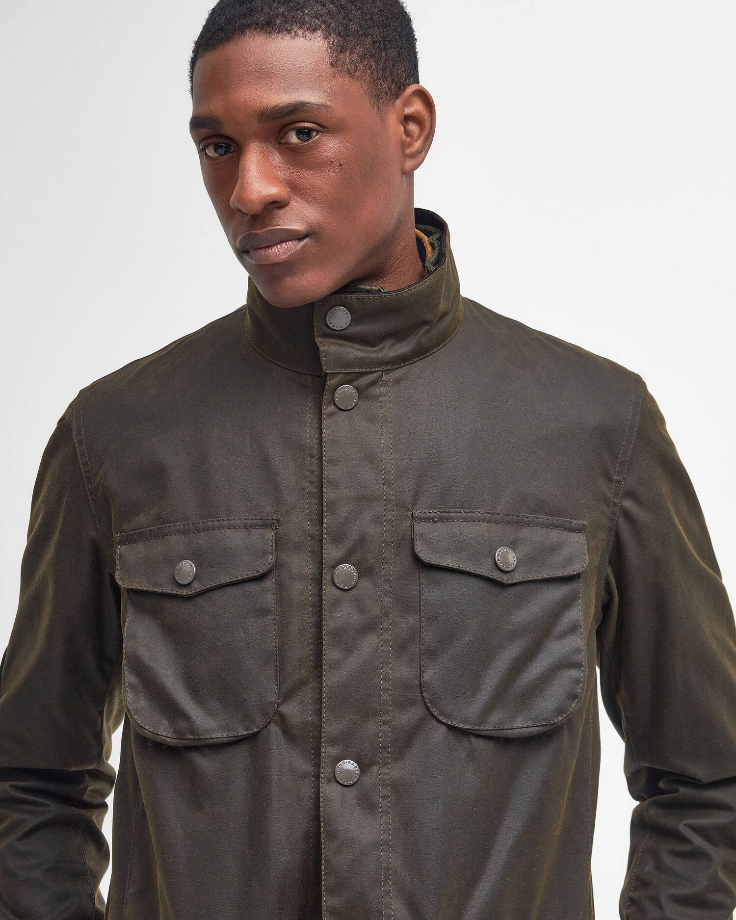 Barbour Ogston Wax Jacket Olive