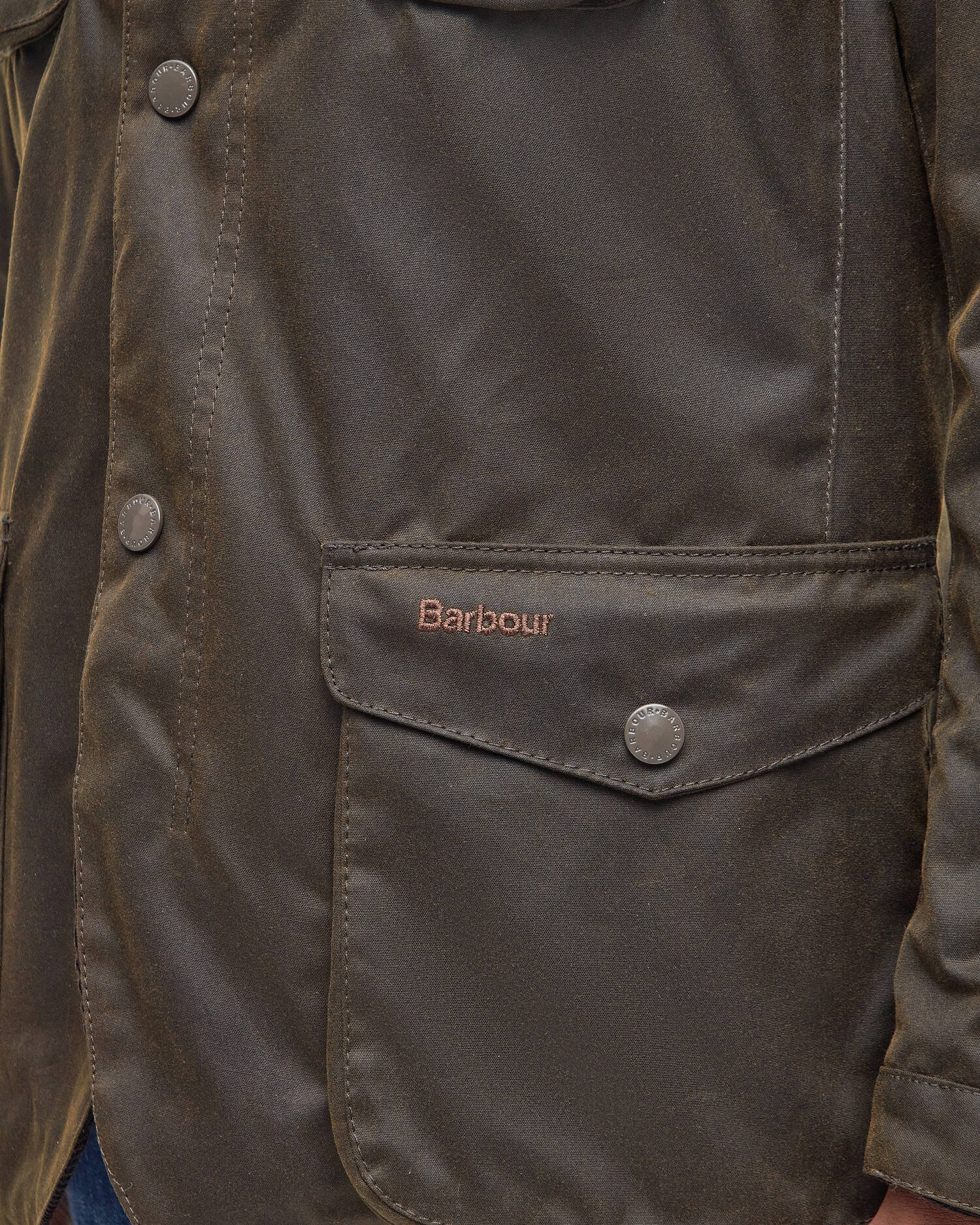 Barbour Ogston Wax Jacket Olive