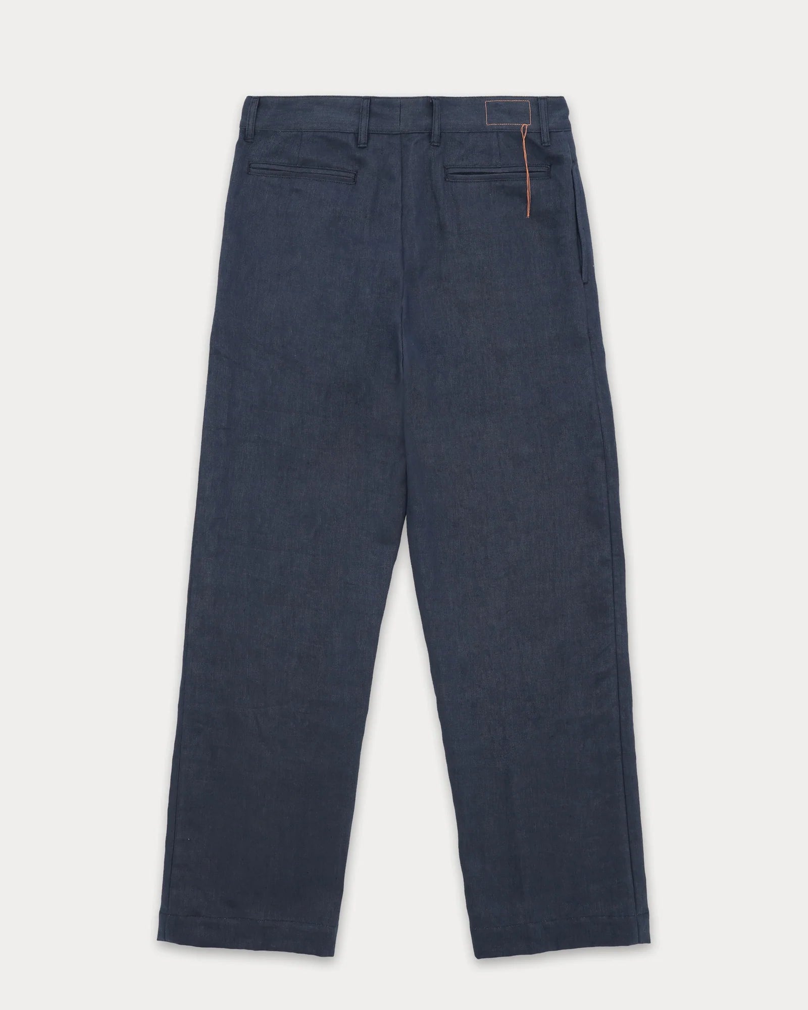 Fortela Newyork Manteco Linen Pleated Trousers Blue