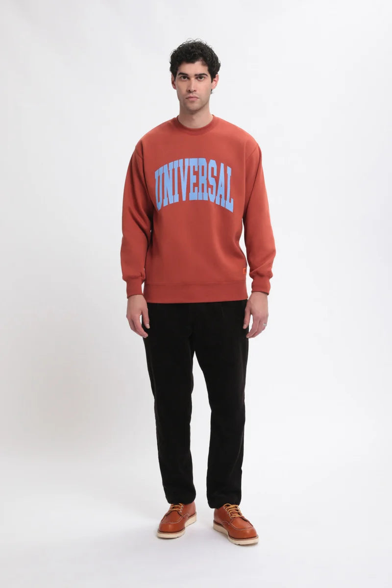 Universal Overall Corduroy Tuck Tapered Brown
