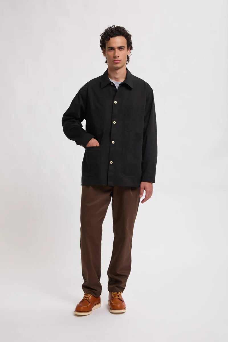 Universal Overall Twill Tuck Tapered Brown