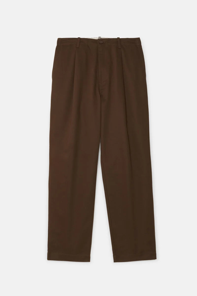 Universal Overall Twill Tuck Tapered Brown