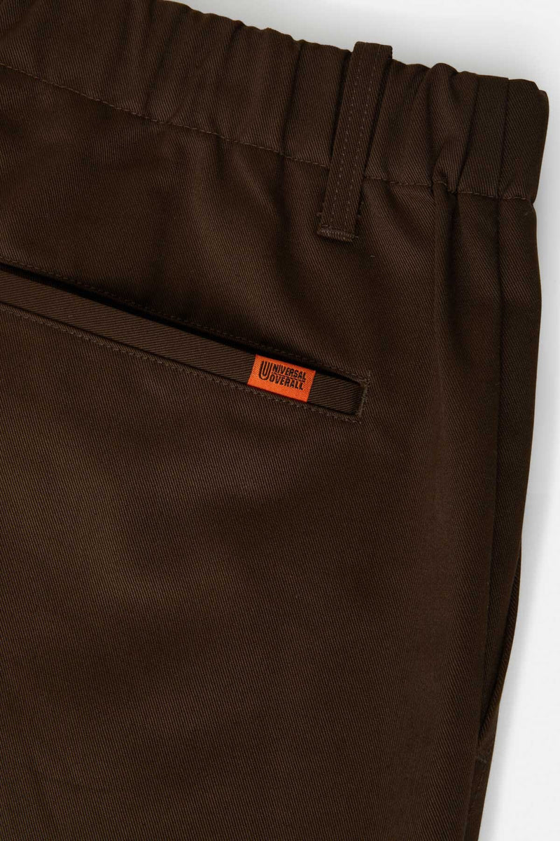 Universal Overall Twill Tuck Tapered Brown
