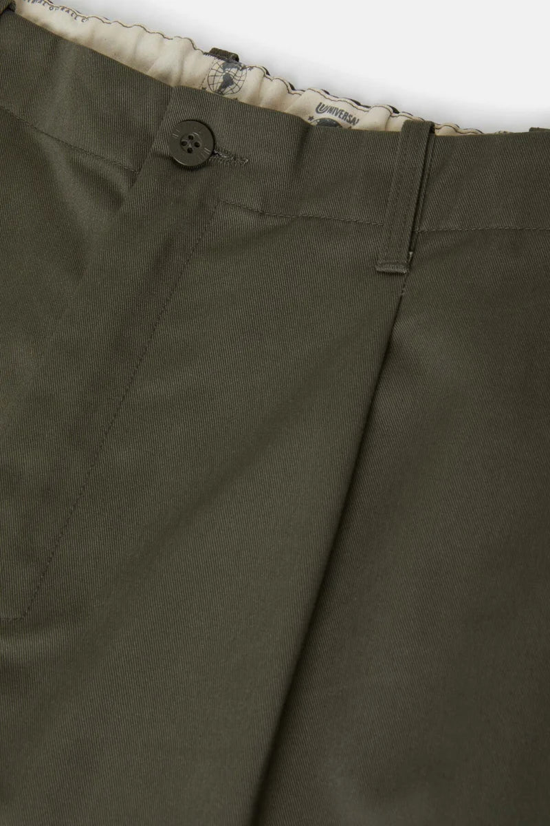 Universal Overall Twill Tuck Tapered D.Green