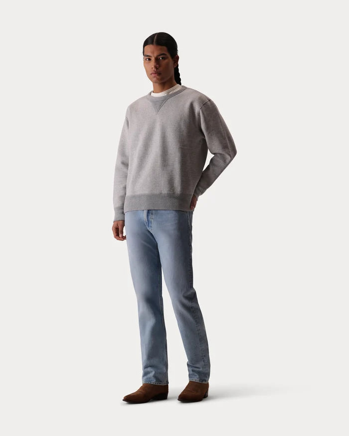 Fortela Felpa Girocollo Jersey Grey Melange