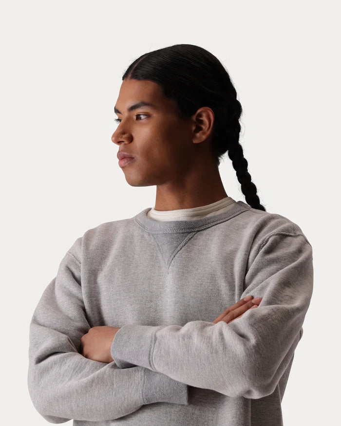 Fortela Felpa Girocollo Jersey Grey Melange