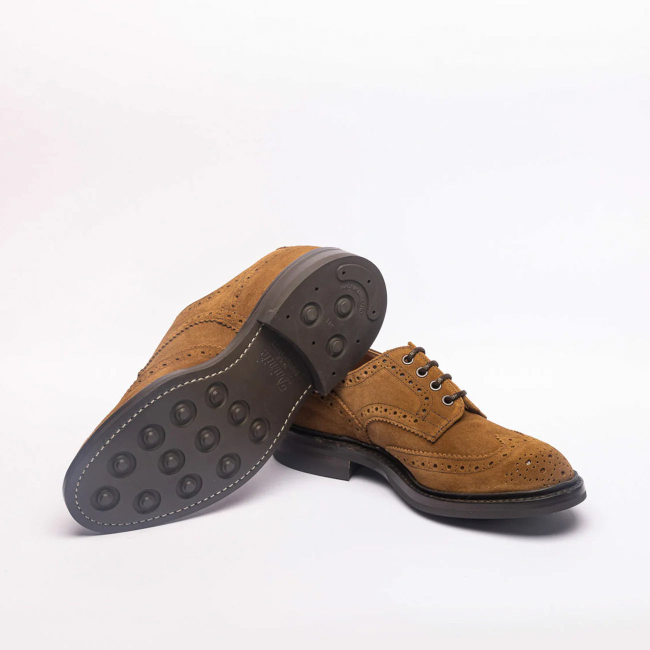 Tricker's Derby Snuff Repello Suede Brogues 5633/296