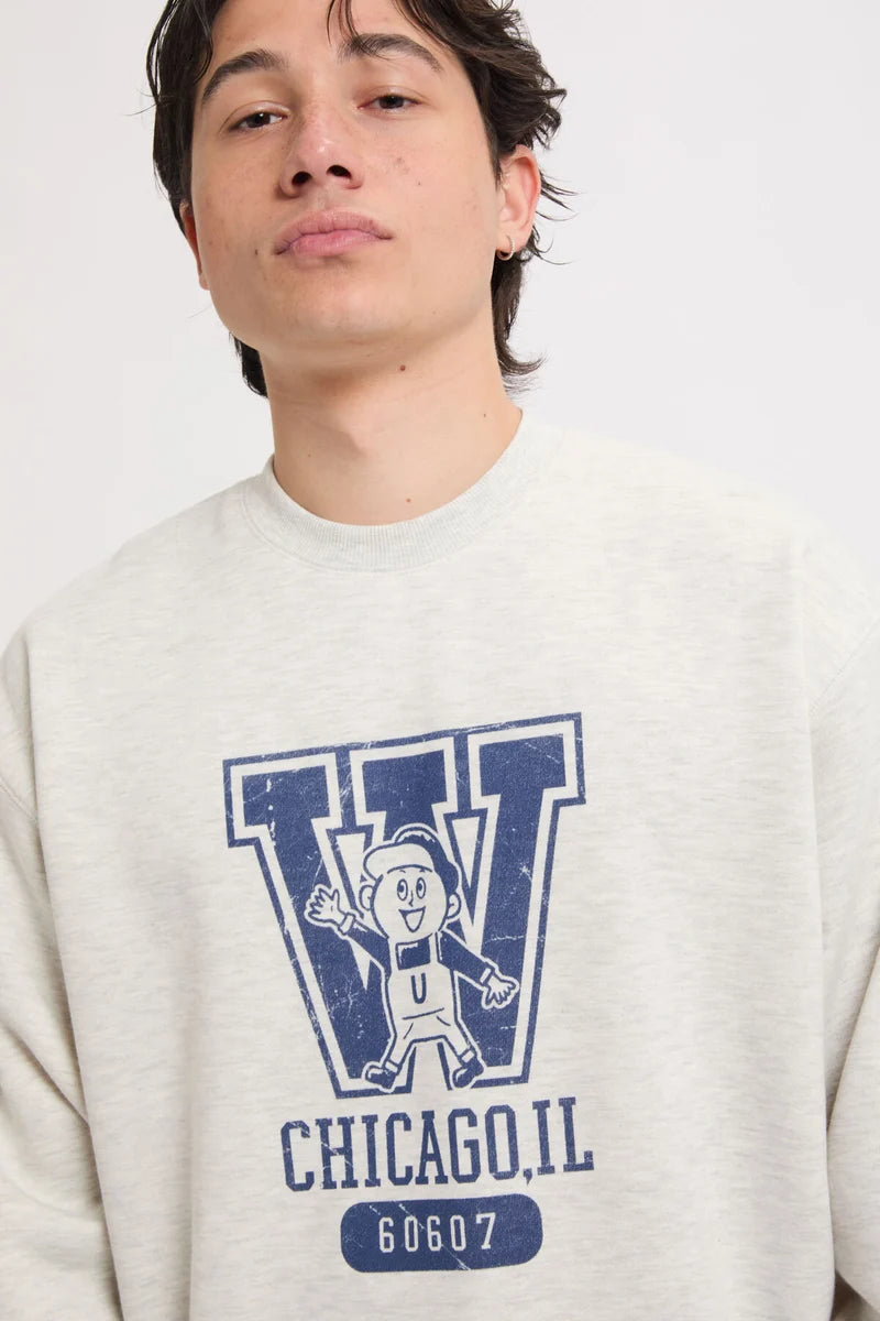 Universal Overall Windy Jr College Sweat Oatmeal