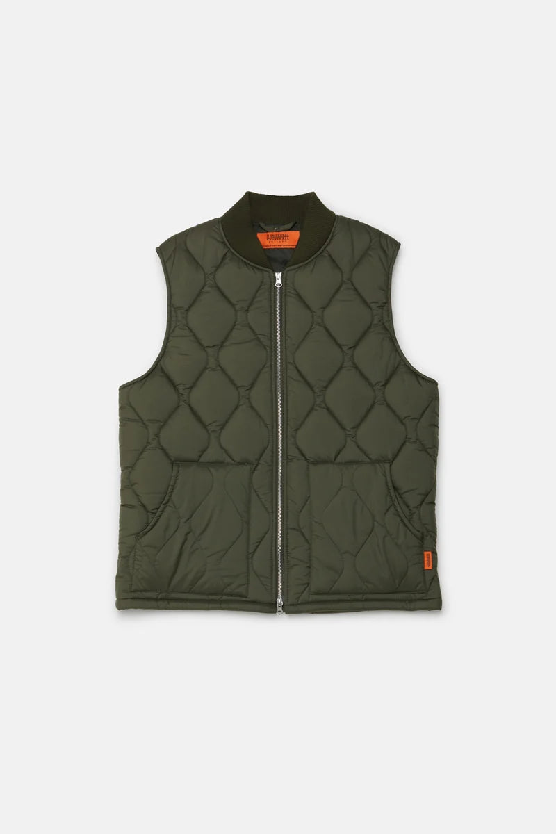 Universal Overall Quilt Vest D.Green
