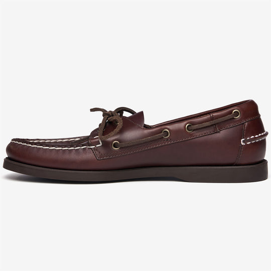 Sebago Docksides Portland Waxed Dk Brown