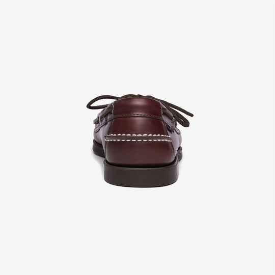 Sebago Docksides Portland Waxed Dk Brown