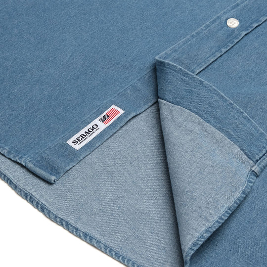 Sebago Camicia Mercer Blue Indigo