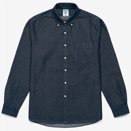 Sebago Camicia Mercer Blue Dk Denim