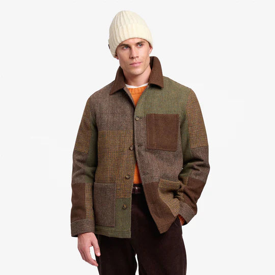 Sebago Dorr Patchwork Brown Multicolor Che