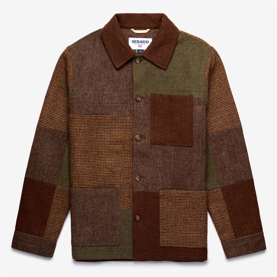Sebago Dorr Patchwork Brown Multicolor Che