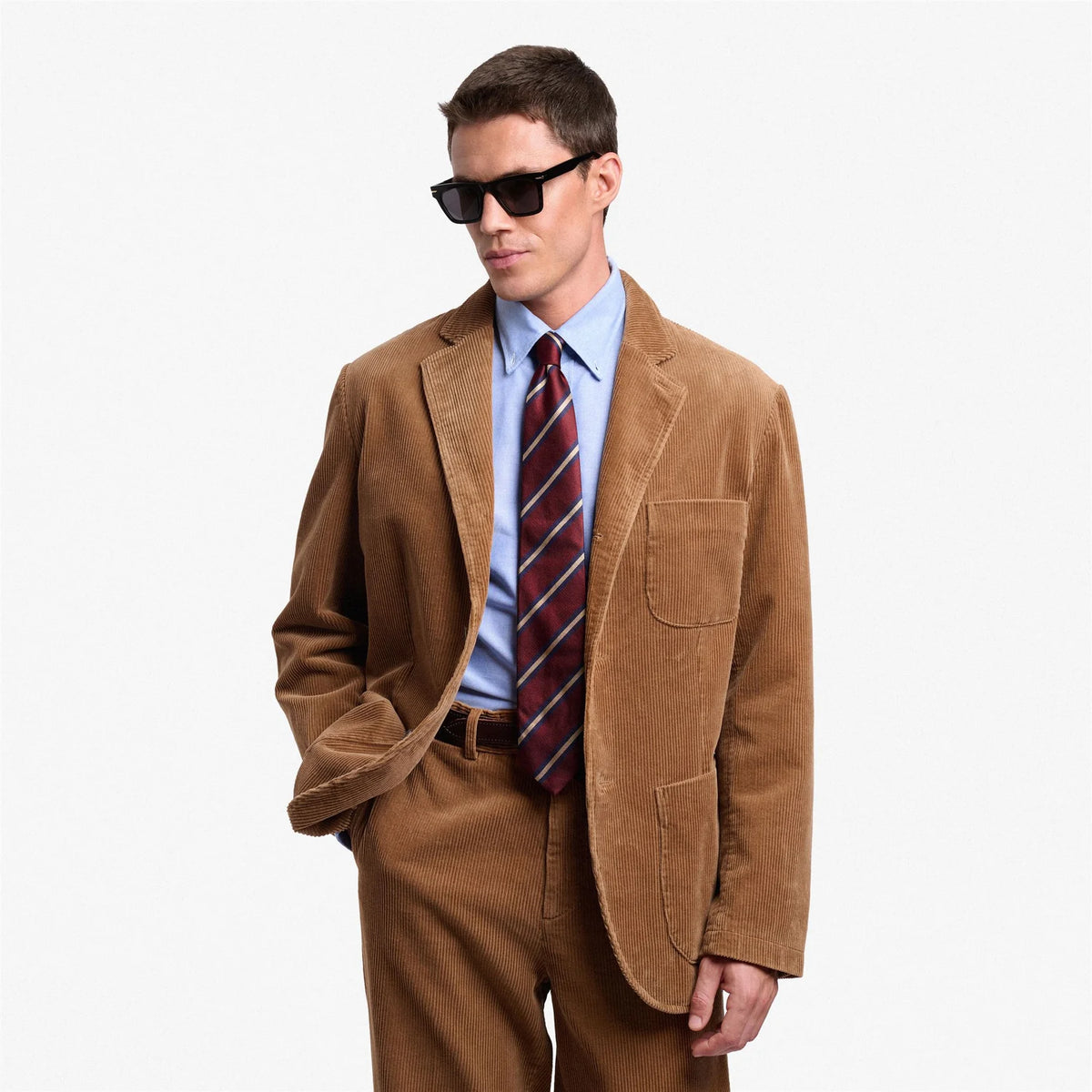 Sebago Neddick Corduroy Brown Tobacco