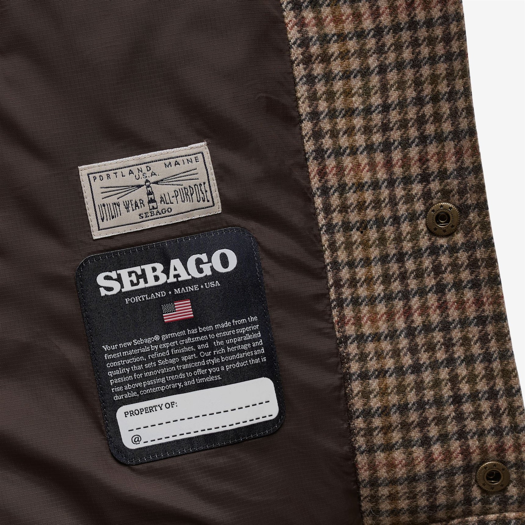 Sebago Tender Pied De Poule Beige/Blue/Green/Brown