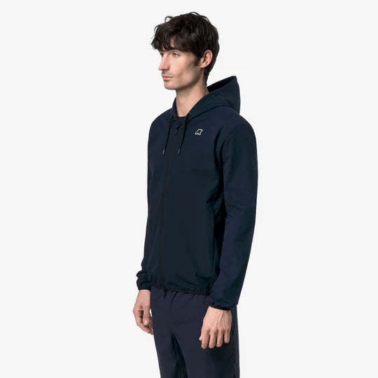 K-Way Umbert Journeer Travel Jacket Blue Depth