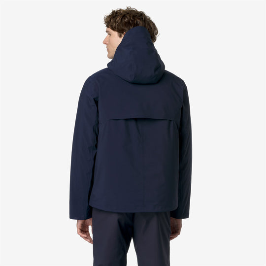 K-Way Jacken Bonded Padded Blue Depth