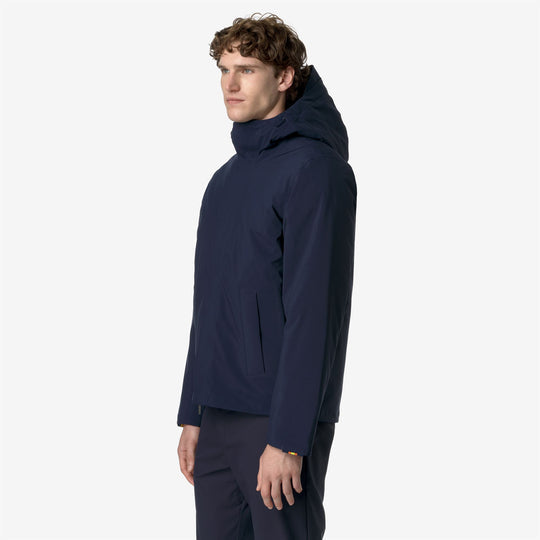 K-Way Jacken Bonded Padded Blue Depth