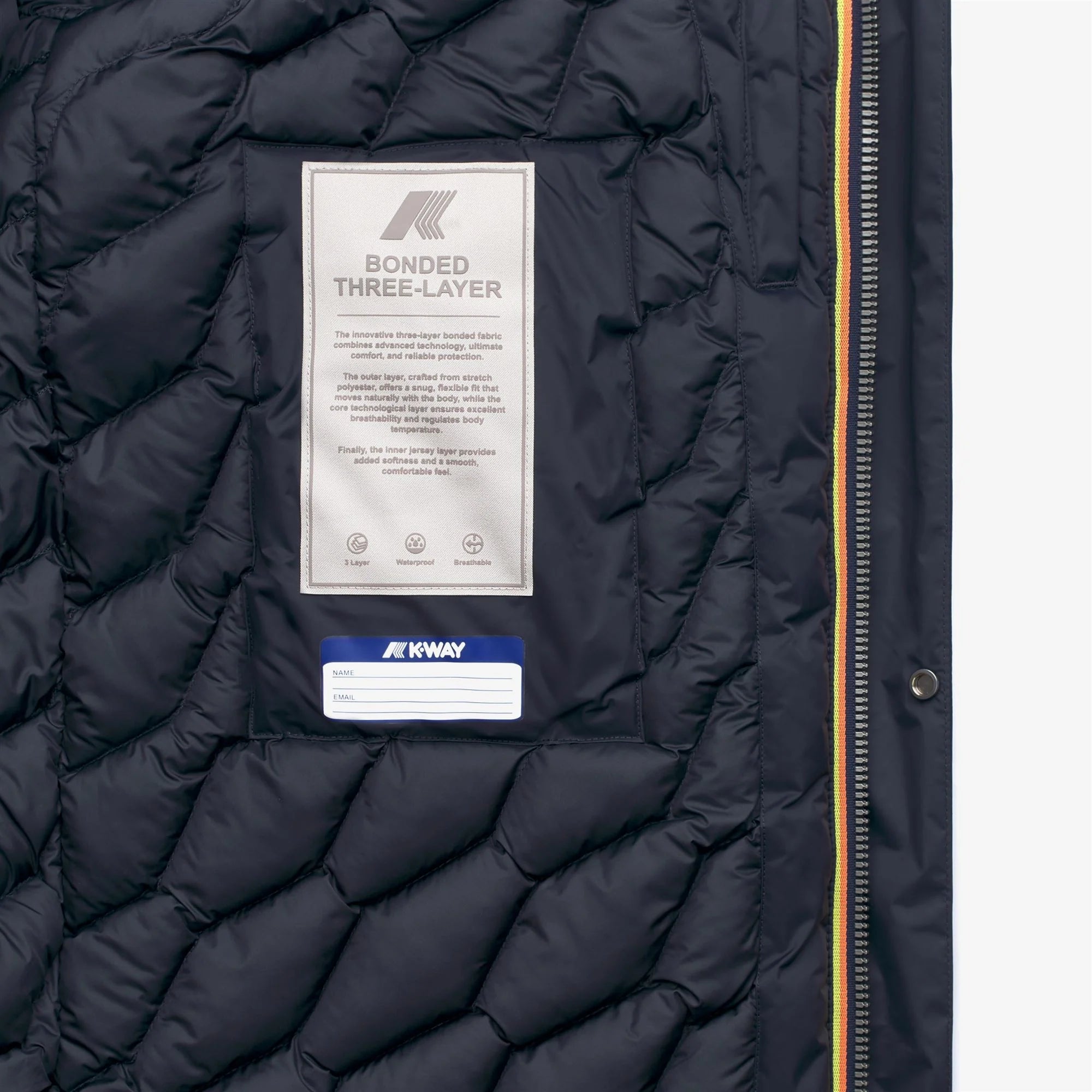 K-Way Thomal Bonded Padded Blue Depth