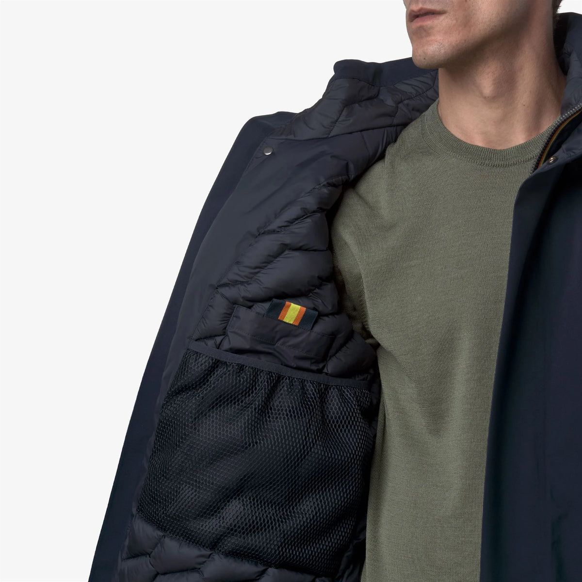 K-Way Thomal Bonded Padded Blue Depth
