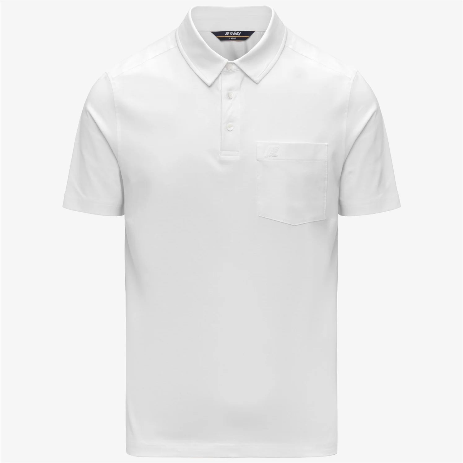 K-Way Polo Vanoine Light Stretch Jersey White