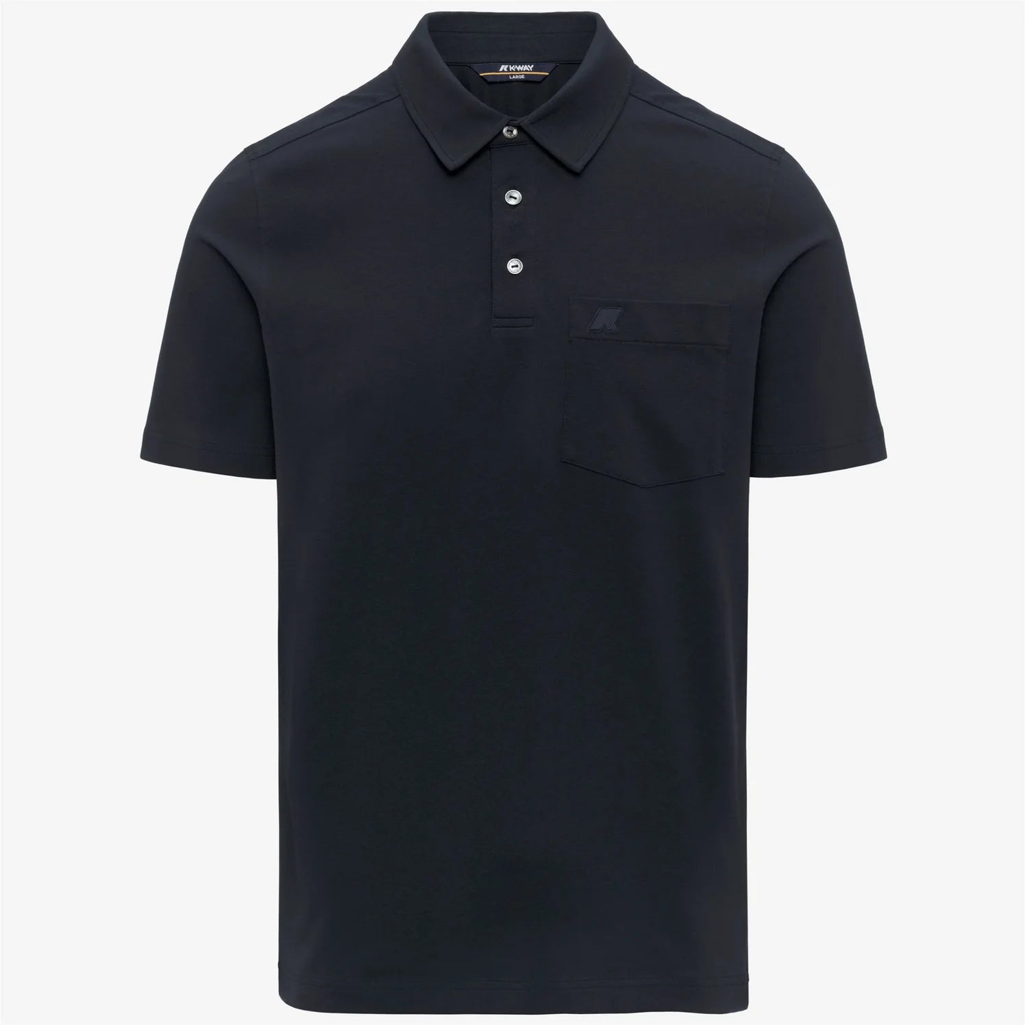 K-Way Polo Vanoine Light Stretch Jersey Blue Depth