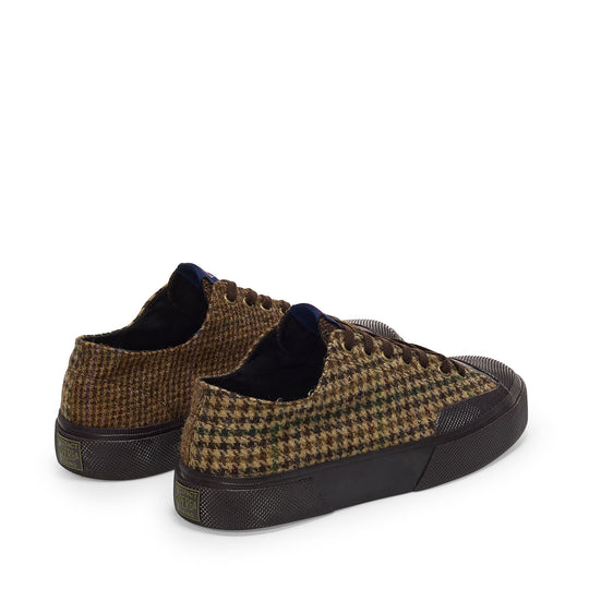 Superga 2432 Works Wool Patchwork Brown-Dk Brown