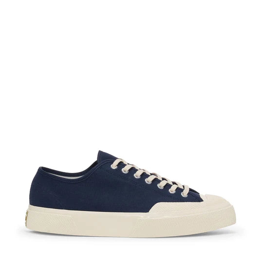 Superga Artifact 2432 Works Low Cut Cotton Canvas Navy/Off White