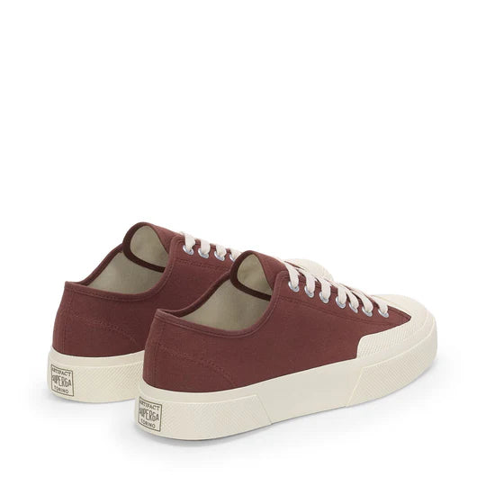 Superga Artifact 2432 Works Low Cut Cotton Canvas Brown/Off White