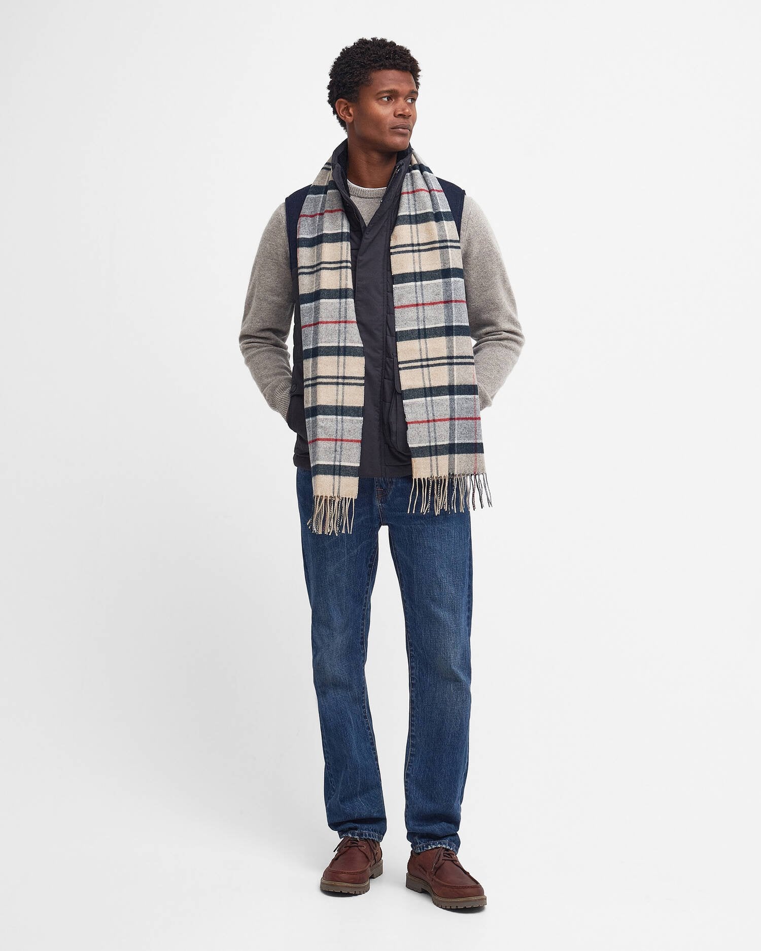 Barbour Yaxley Tartan Scarf Dress