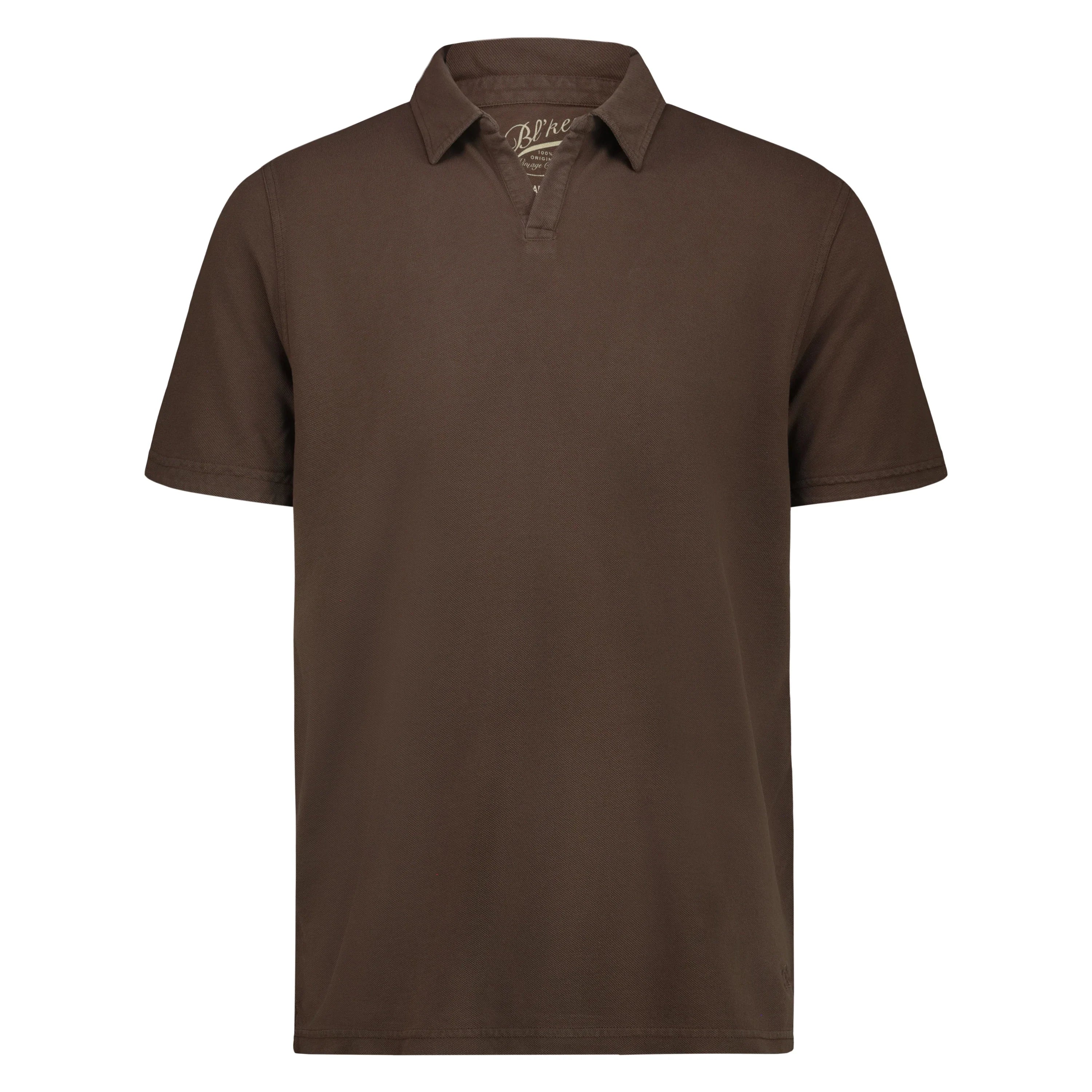 Blker Polo Rockland Piquet Dark Brown