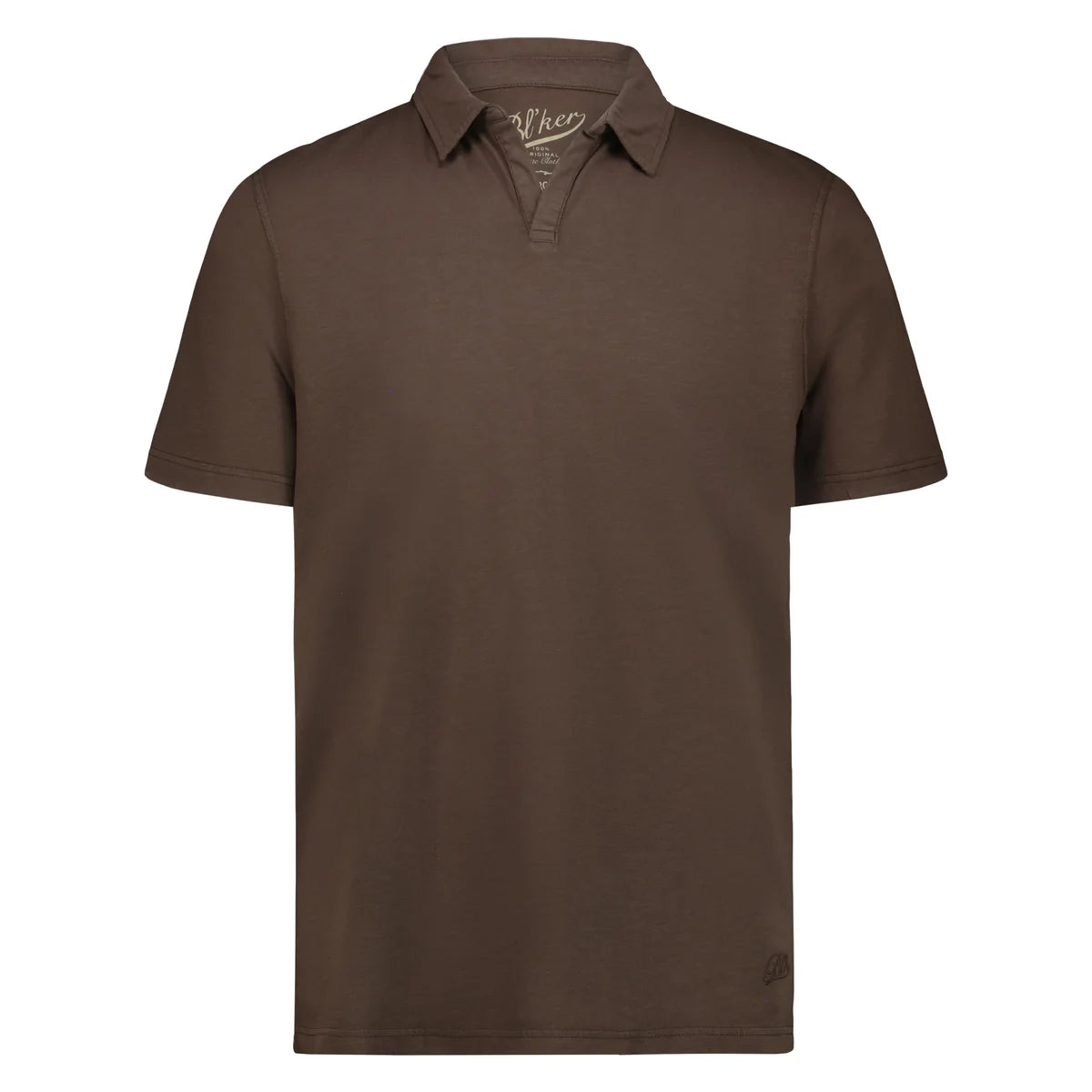 Blker Polo Long Island Fiammata 180 Dark Brown