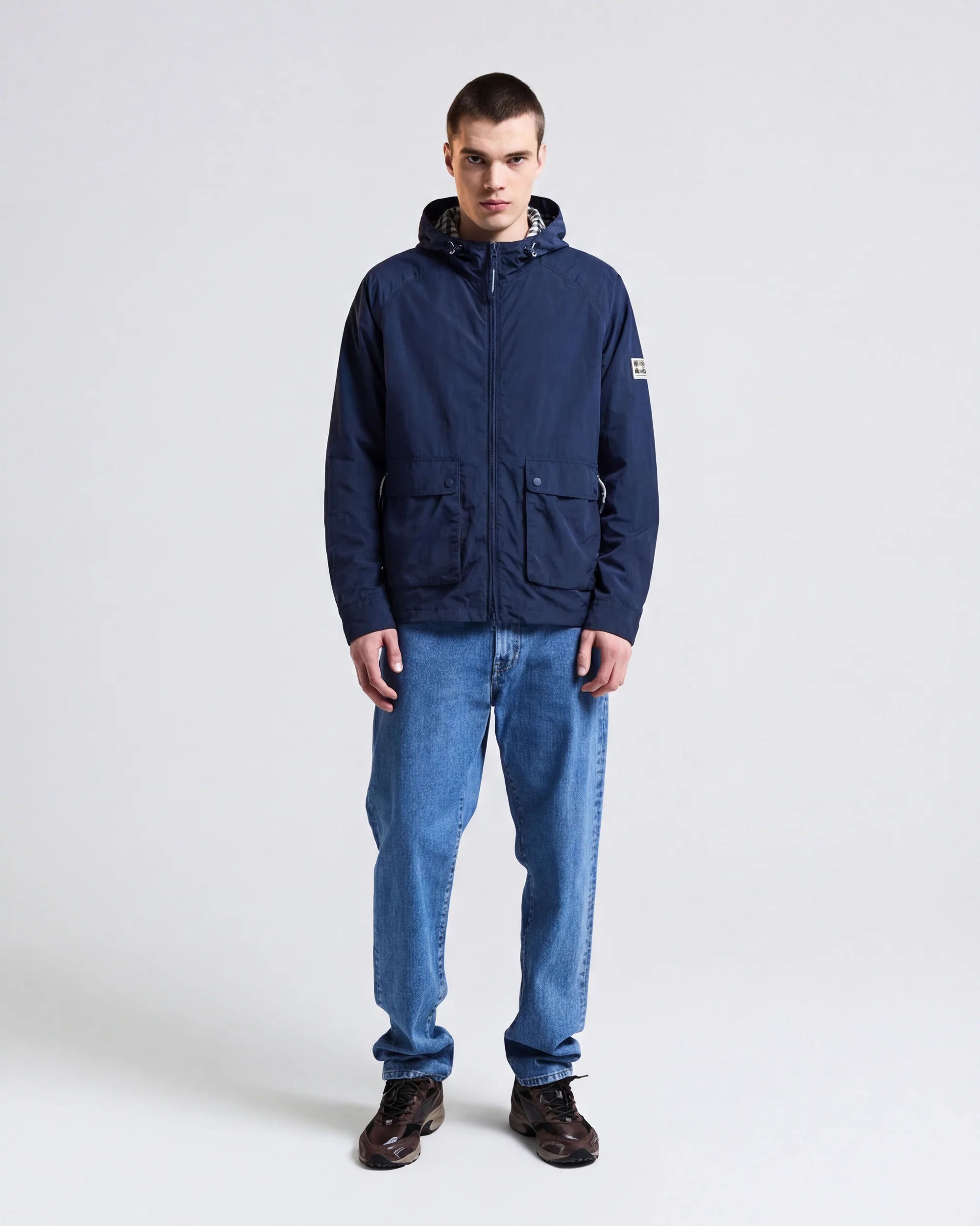 Aquascutum Active Lamina Hooded Jacket Navy