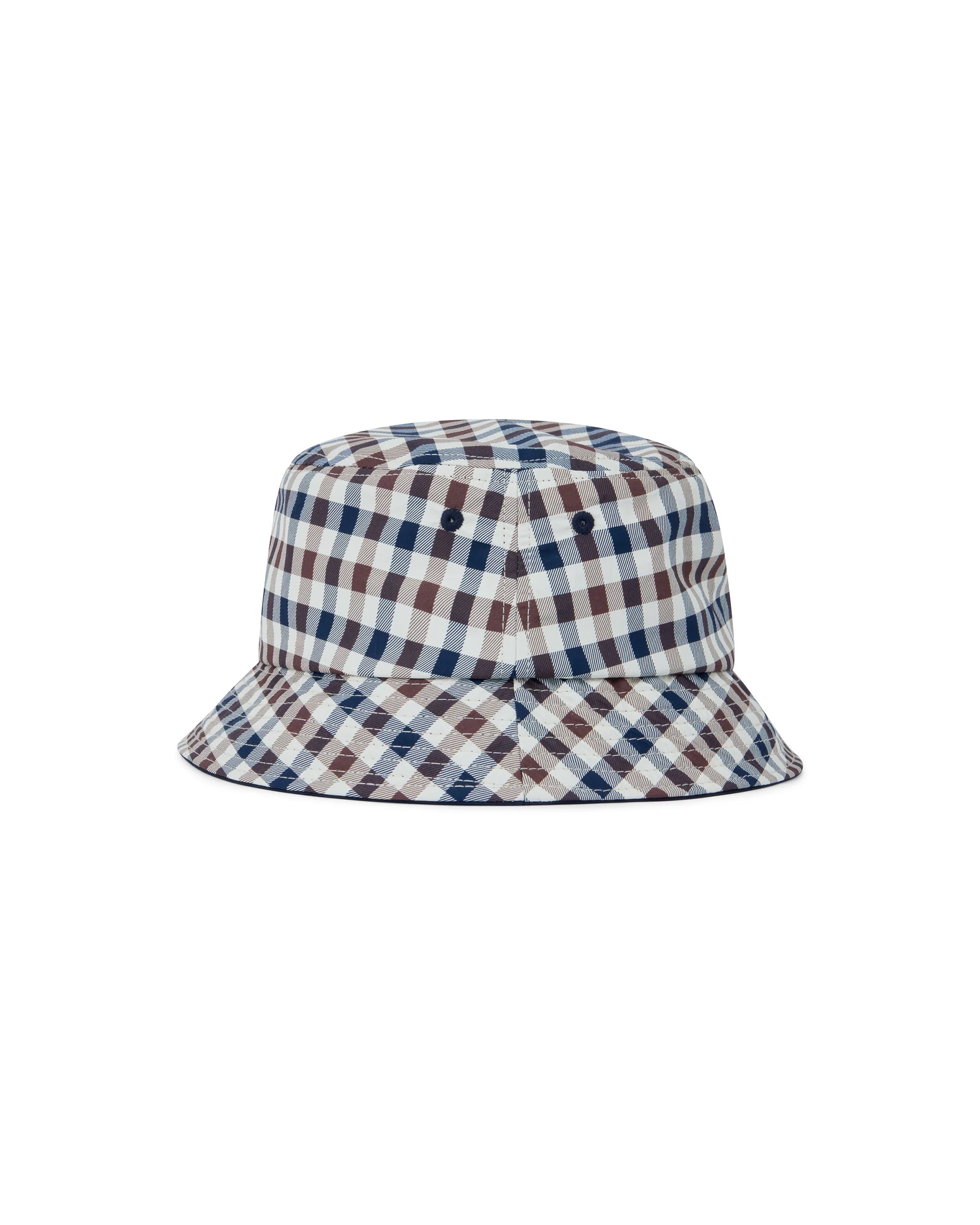 Aquascutum Active Lamina Bucket Cap Club Check