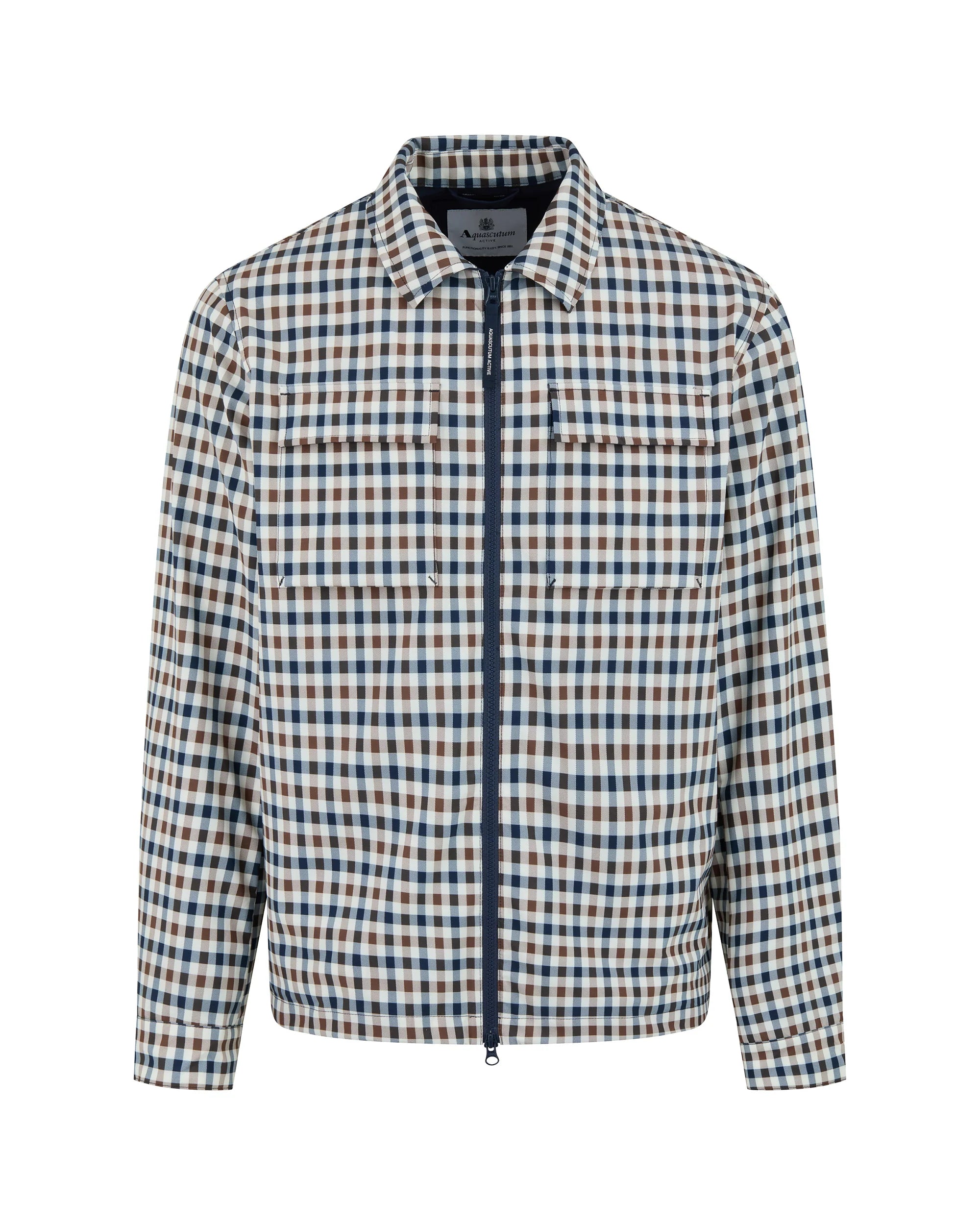 Aquascutum Active Shell SP Overshirt Club Check