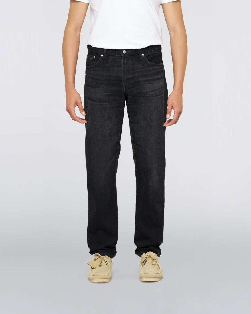 Edwin Jeans Regular Tapered Japan Black Deep Dark Used