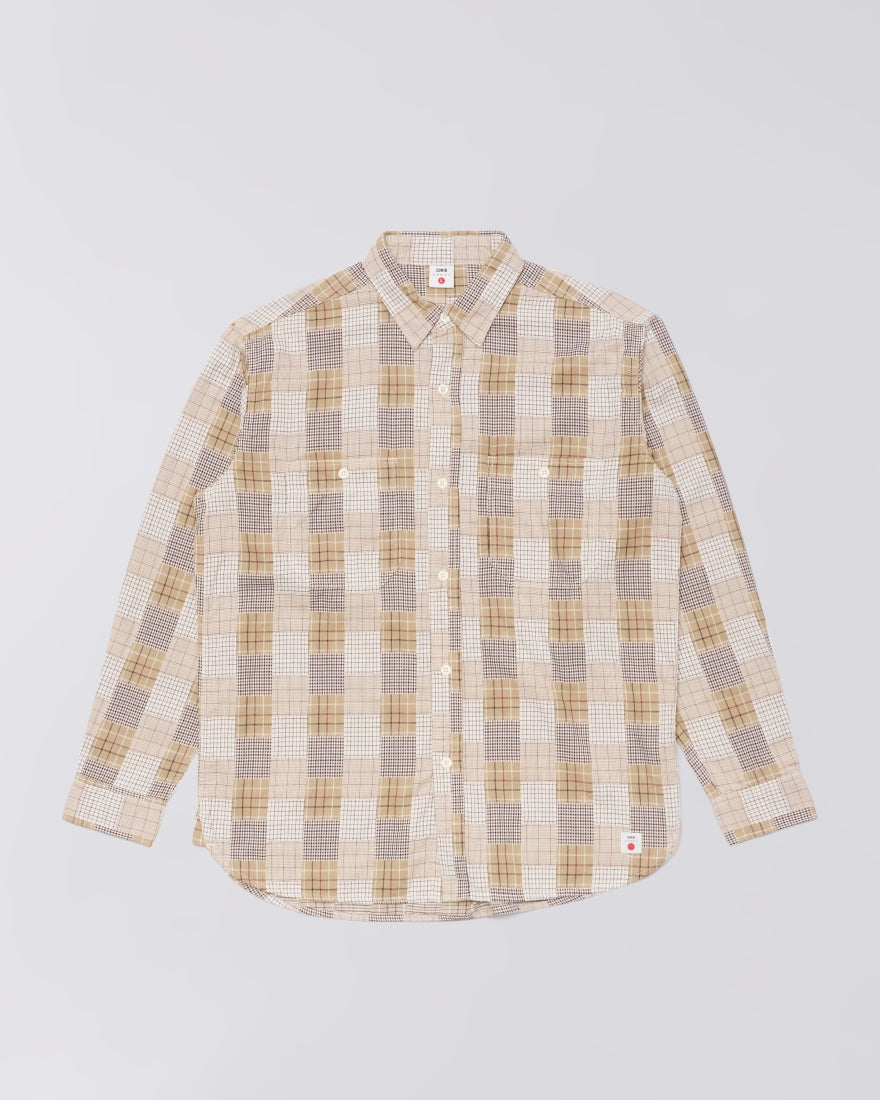 Edwin Work Shirt Japan Beige/Brown