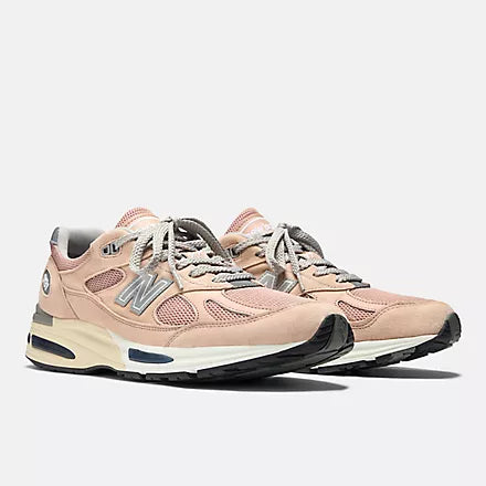 New Balance U991v2 RB2 - Mahogany Rose / Silver