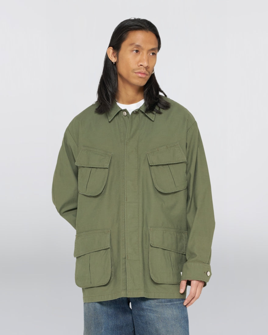 Edwin Jungle Shirt Japan Olive