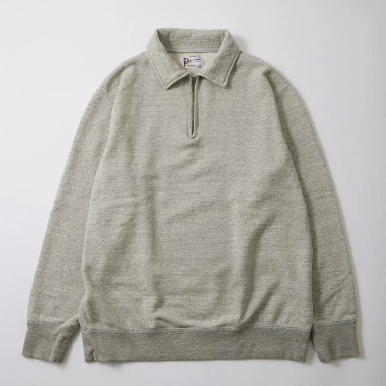 Felco NYC LS Half Zip 10oz Sweat Twisted Grey